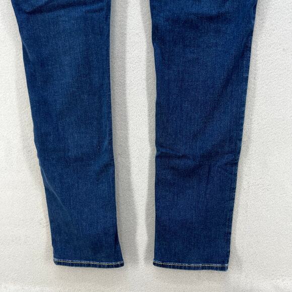 True Religion Jeans Women's 33 (16) Blue Estella Low Rise Skinny Preppy Normcore - Picture 6 of 14